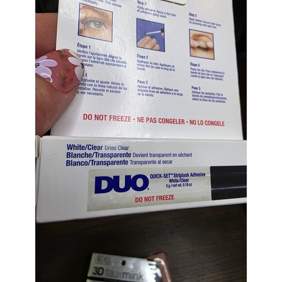 Lilly Lashes Faux Mink 3D Strip Lashes & Ardell Professional Fauxmink Lashes 859 - Picture 9 of 10